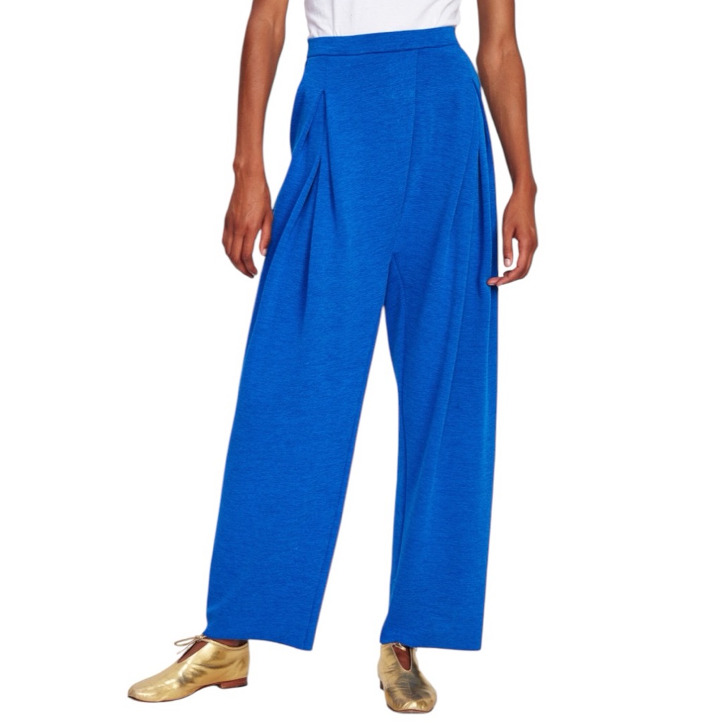 Wymann Tailored Sweatpant In Blue Size Small